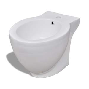 Toaletní mísa a bidet , bílá keramika - obrázek 8