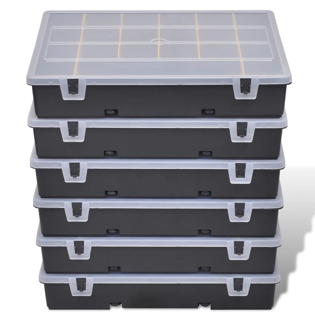 

vidaXL Sorteerdozen 6 st