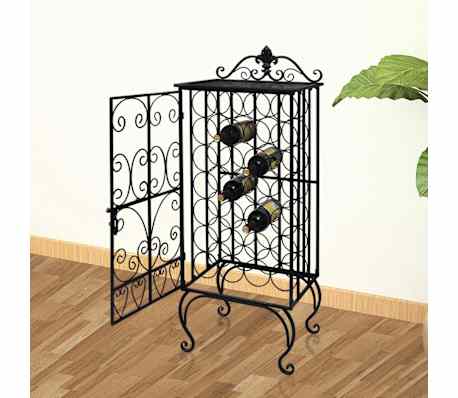 Metal Wine Storage Wine Rack Wine Stand Display Organizer 28
