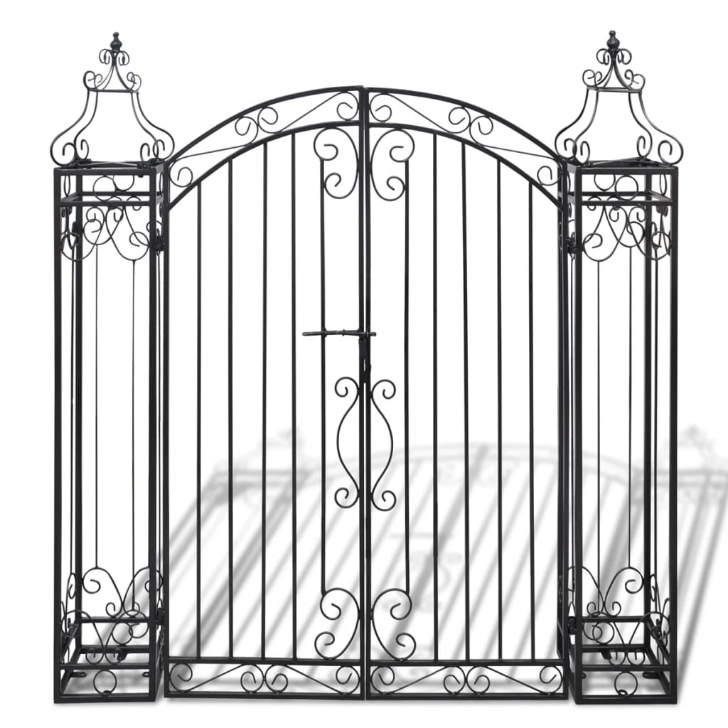 vidaXL Poort decoratief 112x20,5x134 cm smeedijzer afbeelding