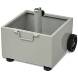 vidaXL Outdoor Umbrella Stand Plant Pot Gray