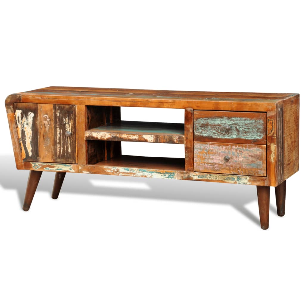 TV-Schrank Altholz 1 Tür & 2 Schubladen-6