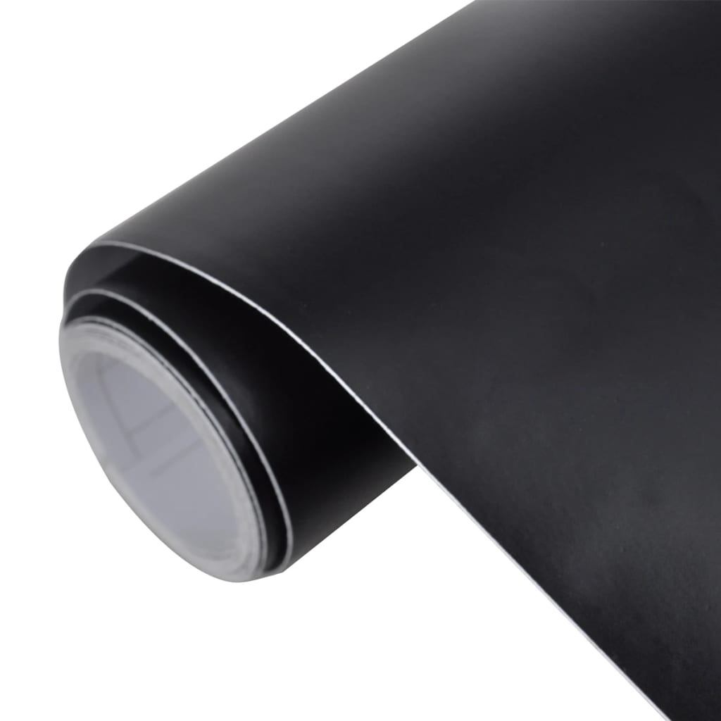 Autocolant folie impermeabilă mată Negru 500 x 152 cm vidaXL imagine 2022 1-1.ro