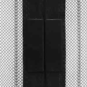 Závěs do dveří proti hmyzu 210 x 100 cm magnetický černý - obrázek 3