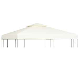 vidaXL varikatuse asenduskate 310 g / m&sup2;, kreemjasvalge, 3 x 3 m