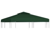 vidaXL Telo Impermeabile Ricambio per Gazebo 310g/m² Verde 3x3m