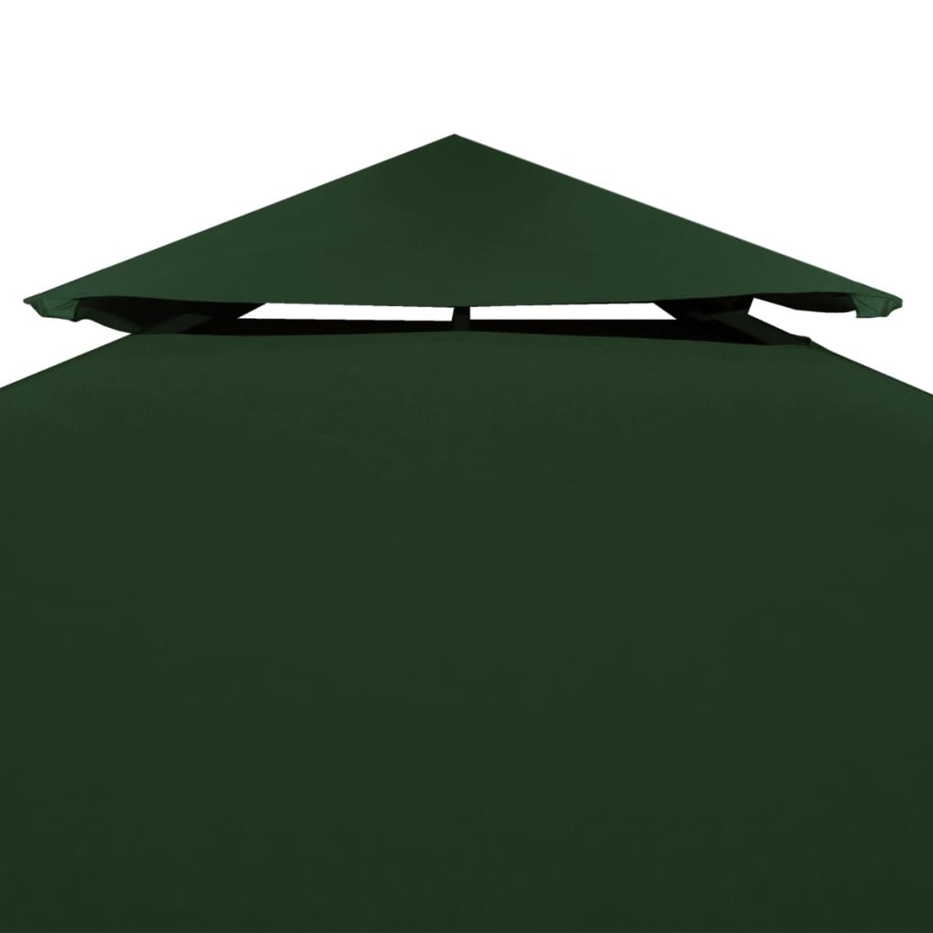 Thumbnail - vidaXL Pavillon-Ersatzdach 310 g/m² Grün 3x3 m