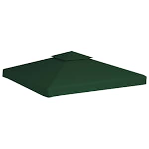 Nepromokavá náhradní střecha na altán 310g/m² zelená 3x3m - obrázek 2