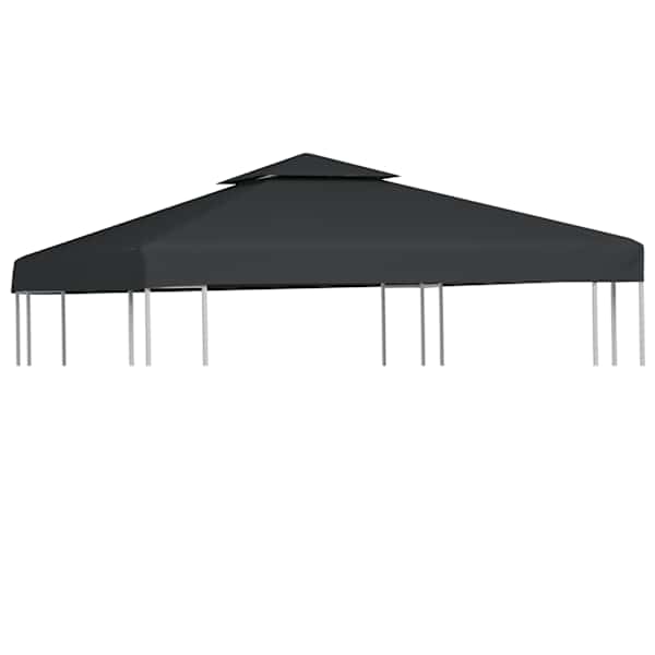 vidaXL varikatuse asenduskate 310 g / m&sup2;, tumehall, 3 x 3 m