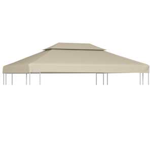 Náhradní střecha na altán 310g/m² béžová 3 x 4 m - obrázek 1