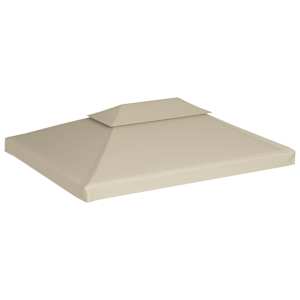 Náhradní střecha na altán 310g/m² béžová 3 x 4 m - obrázek 2