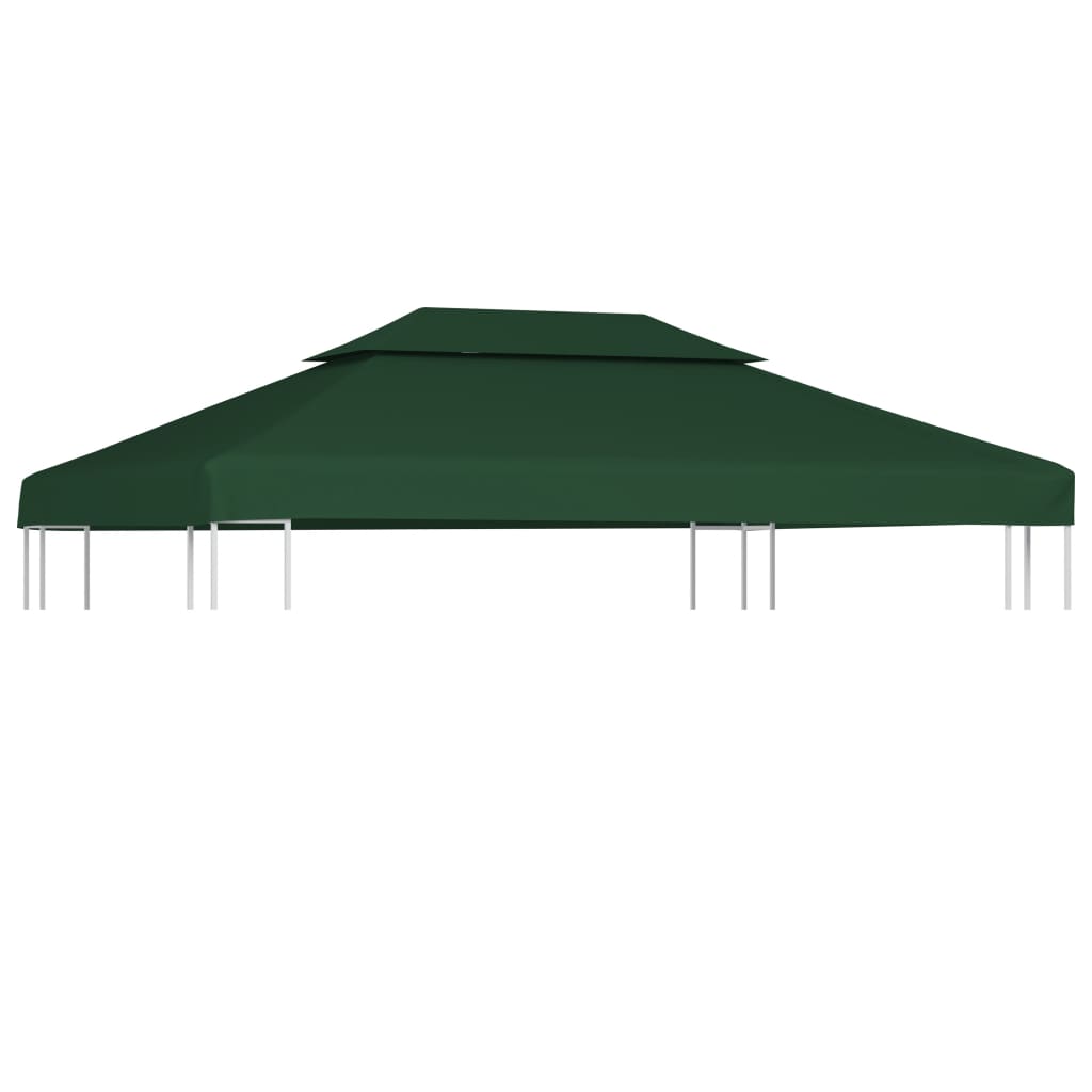 vidaXL baldakin til havepavillon 3x4 m 310 g/m² grøn