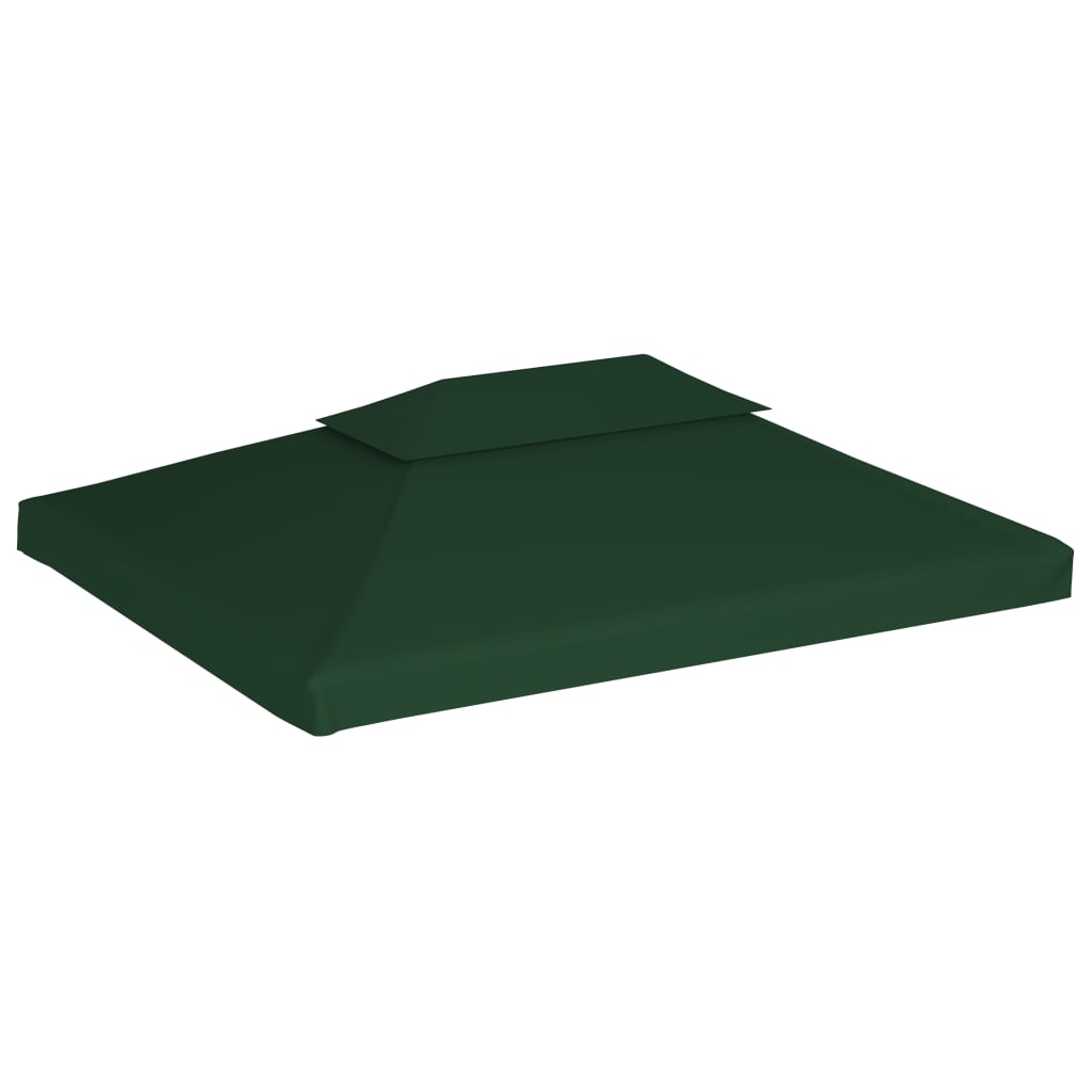 vidaXL Vervangend tentdoek prieel 310 g/m² 3x4 m groen