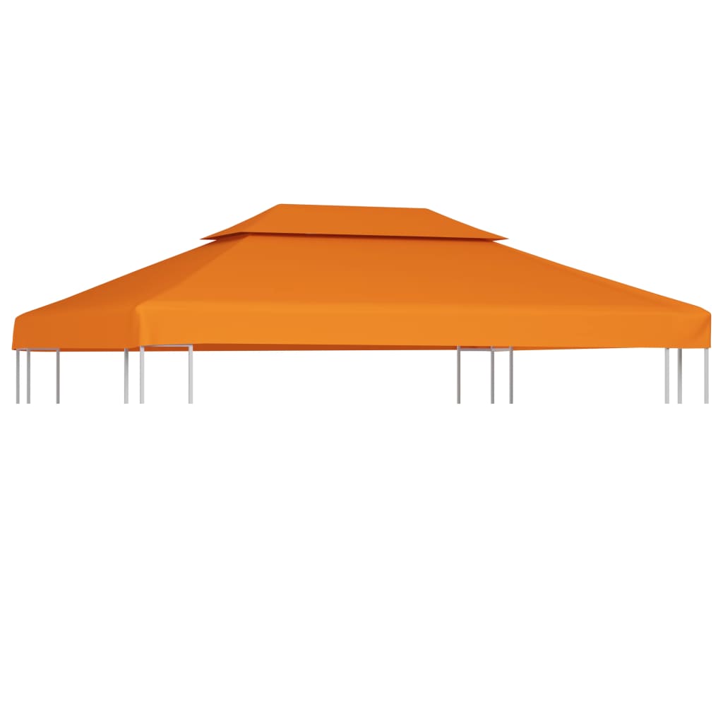 vidaXL Copertină rezervă acoperiș pavilion portocaliu 3×4 m 310 g/m² vidaXL