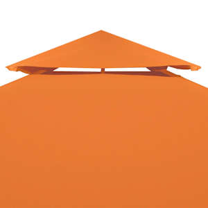 Náhradní střecha na altán 310 g/m² oranžová 3 x 4 m - obrázek 3
