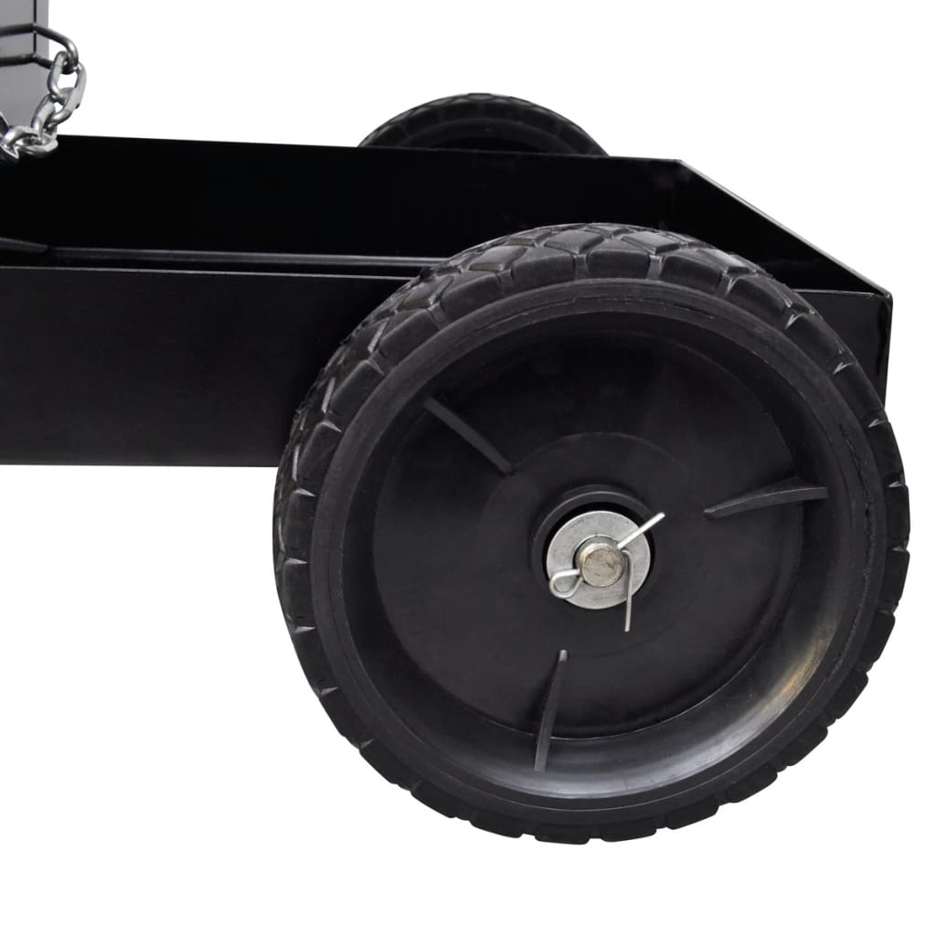 

vidaXL Lasgereedschap wagen 3 planken zwart