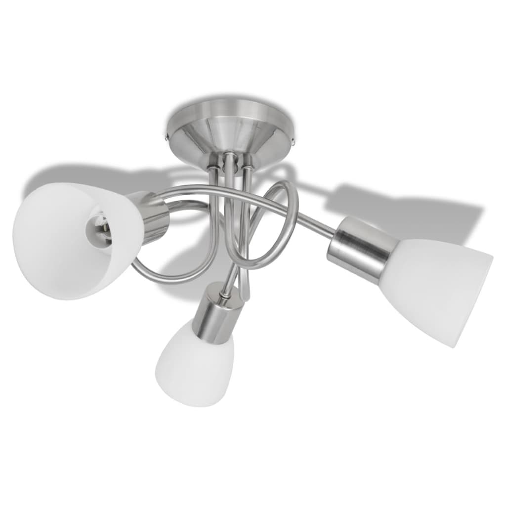 Lampada Da Soffitto Con Diffusori In Vetro Per 3 Lampadine E14 VidaXL 13 width=274