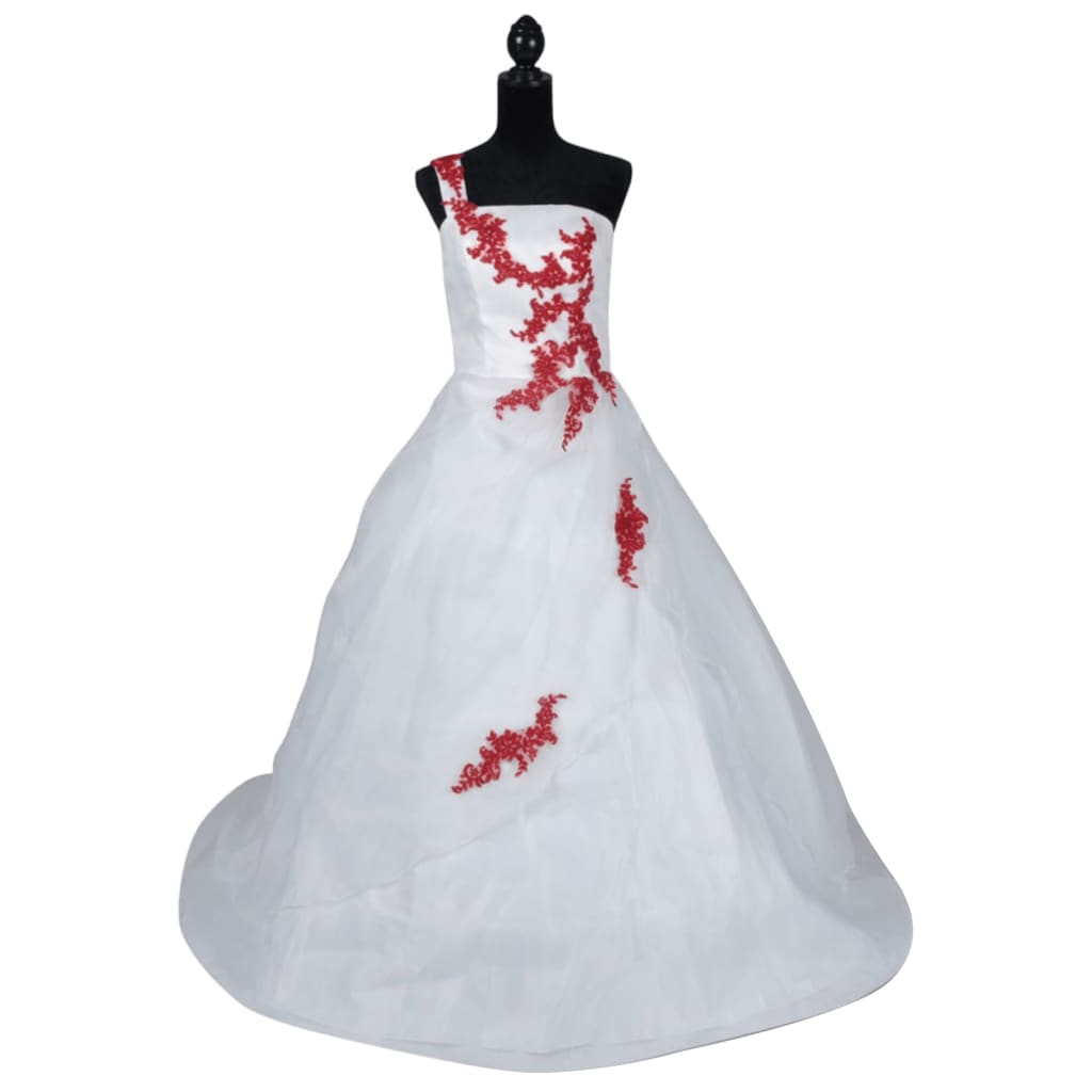 Elegant White Wedding Dress Model A Size 36