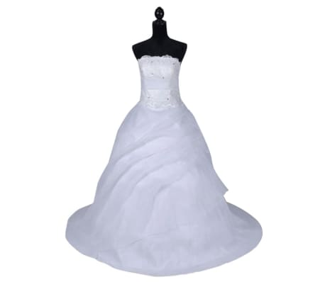 Elégante Robe Mariée Blanc Modèle B Taille 40