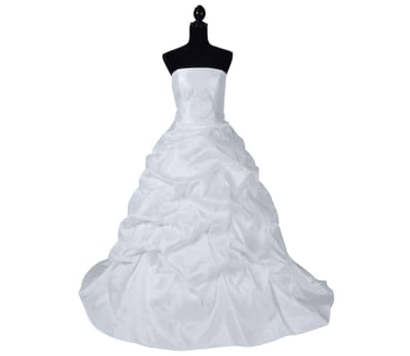 Elegancka, biała suknia ślubna model D rozmiar 34