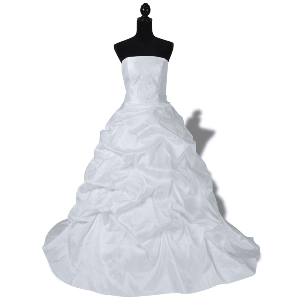 Rochie de mireasă elegantă modelul D mărimea 36 poza vidaxl.ro