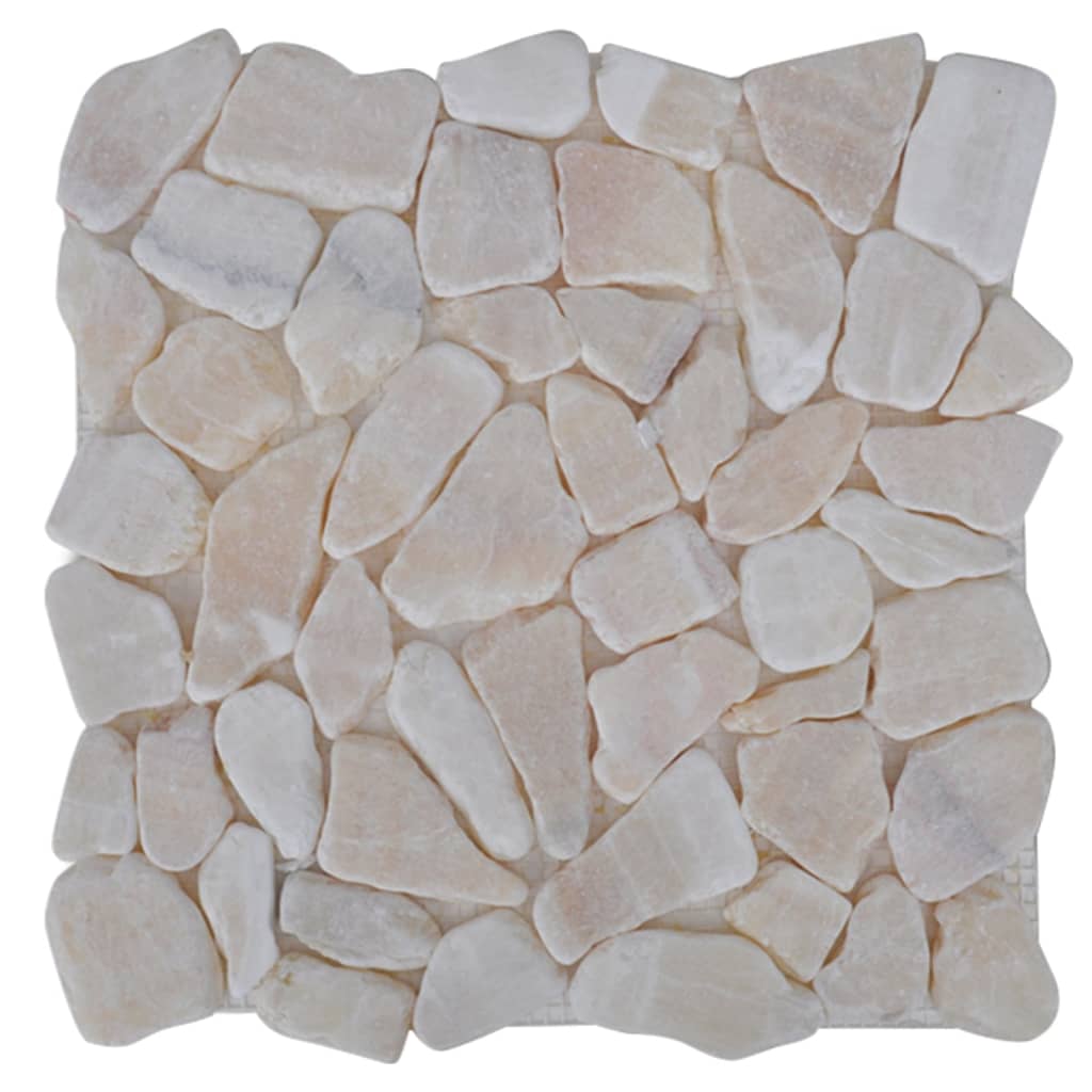 Akmens Mozaikos Plytelės, Geltonas Marmuras, 0,9 kv.m