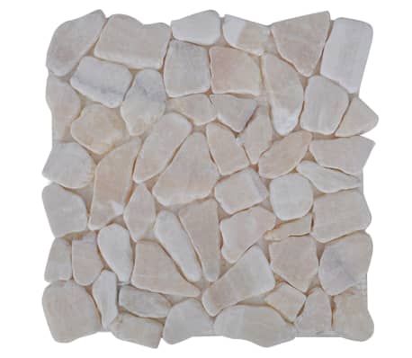 Akmens Mozaikos Plytelės, Geltonas Marmuras, 0,9 kv.m