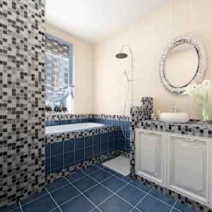 Staklene mozaik pločice, Crna, bijela i siva boja, 20 kom (2,14 m&sup2;)