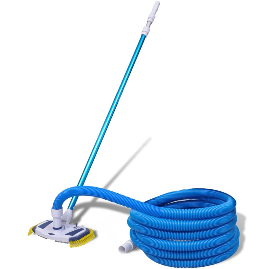 Set curățare piscină vacuum cu tub telescopic și furtun 