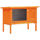 Outdoor Rabbit Hutch Small Animal House Pet Cage 1 Layer Wood