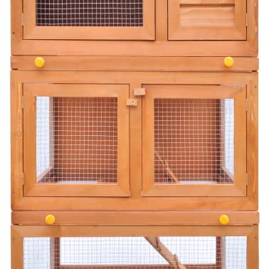 conejera planta conejera de exterior jaula de mascota de madera 3 conejera planta conejera de exterior jaula de mascota de madera 3