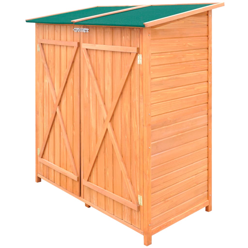 

vidaXL Wooden Shed Garden Tool Shed Storage Room Large