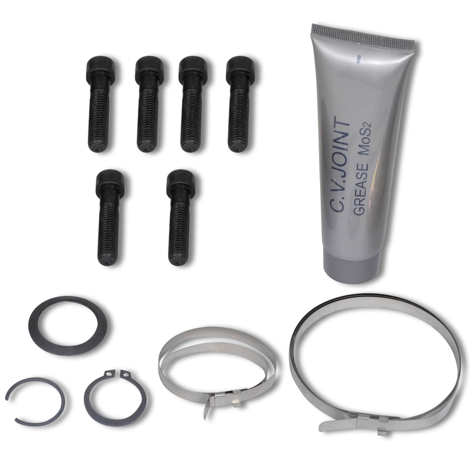 Thumbnail - vidaXL Wellen Set Schwarz Metall