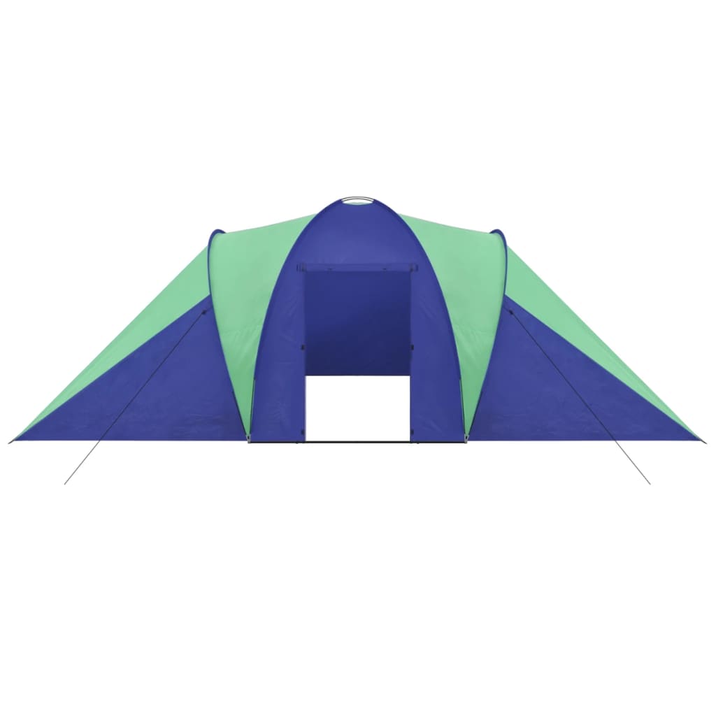 

vidaXL Tent 6-persoons blauw/groen