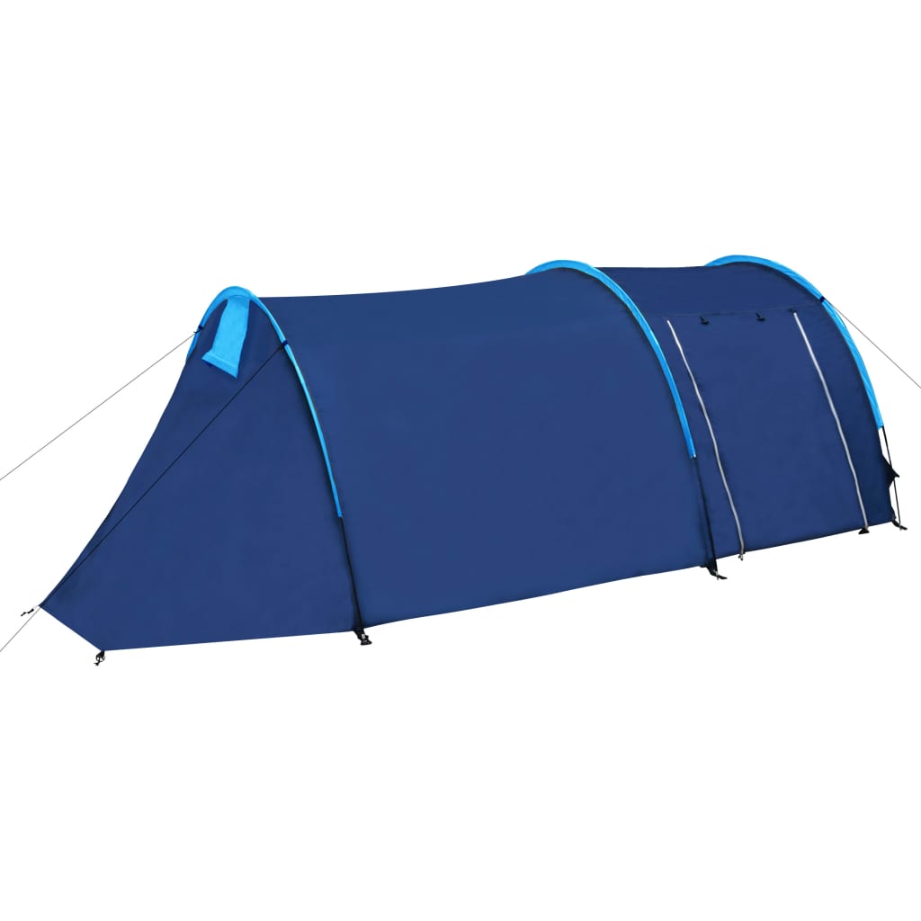 Cort camping 4 persoane, Bleumarin/Albastru deschis vidaXL