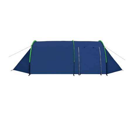 vidaXL Tenda da Campeggio per 4 Persone Blu MarinoVerde vidaXL Tenda da Campeggio per 4 Persone Blu MarinoVerde