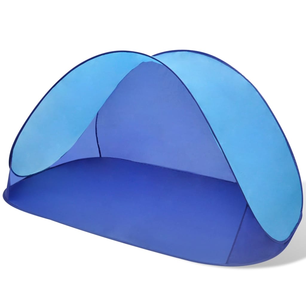 Vanjski sklopivi šator za plažu vodootporna svjetlo plava tenda