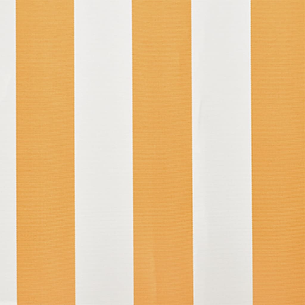  Plachta na markízu, slnečnicovo žltá a biela 6x3 m (bez rámu)