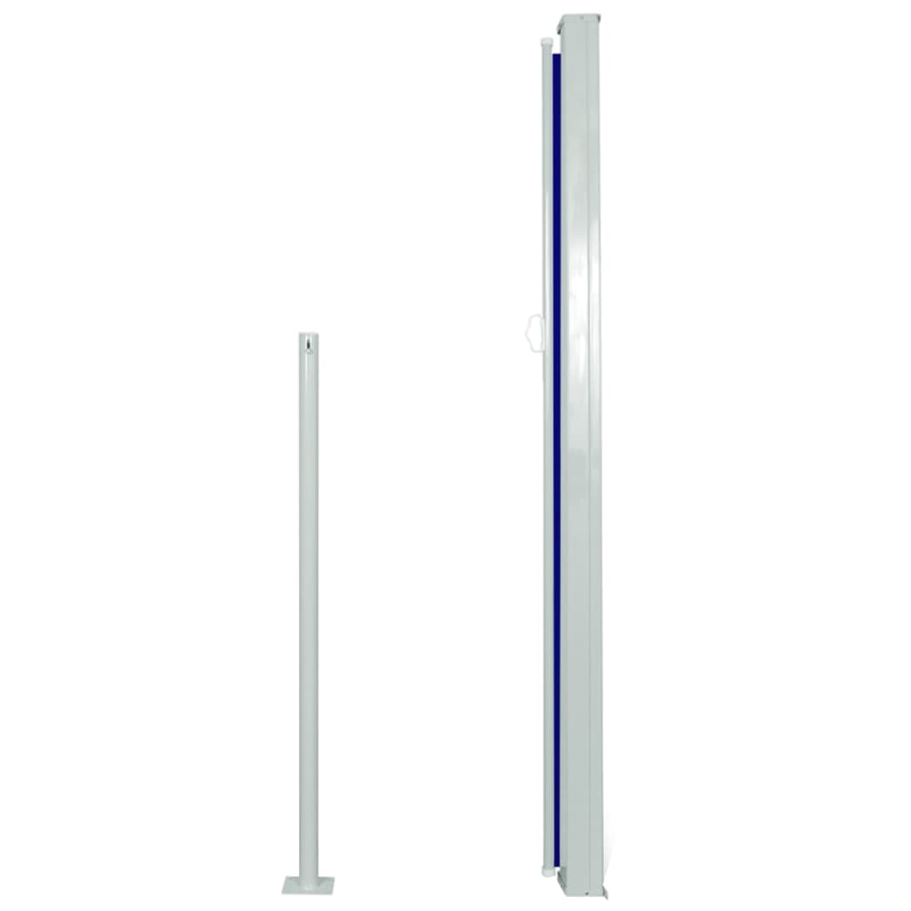 

vidaXL Wind-/zonnescherm uittrekbaar 160x300 cm blauw