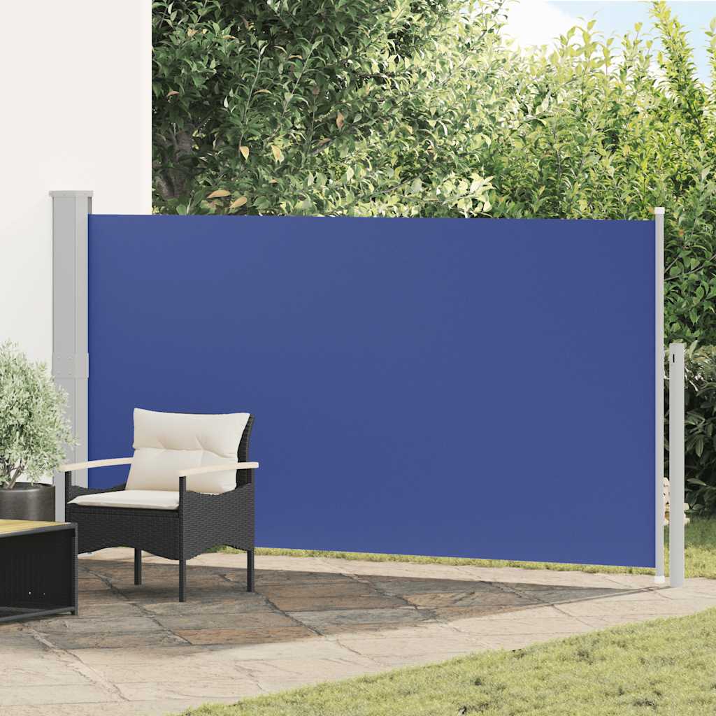 vidaXL Seitenmarkise 160x300 cm Blau