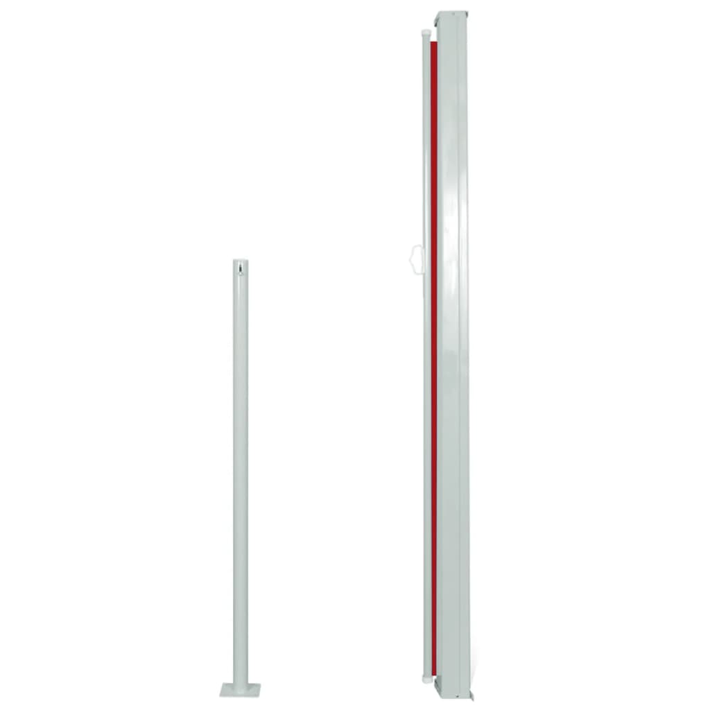 vidaXL Wind-/zonnescherm uittrekbaar 160x300 cm rood afbeelding