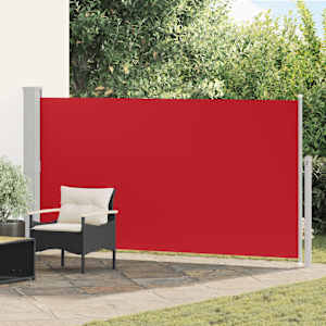Boční markýza na terasu 160 x 300 cm červená - obrázek 1