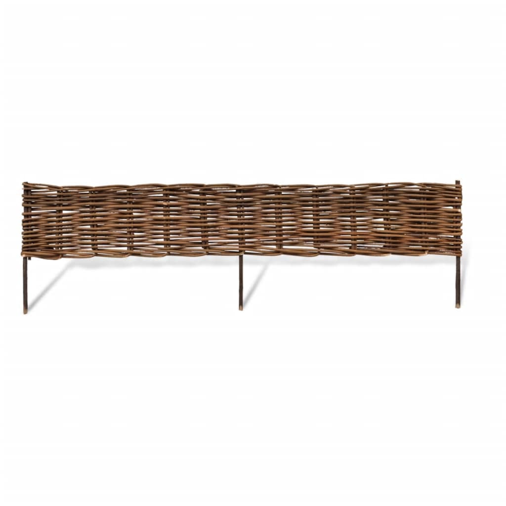 

vidaXL Wilgenhek border 120 x 35 cm (12 stuks)