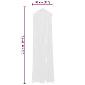 Moskytiéra 2 pcs kruhová 56x325x230 cm - obrázek 6
