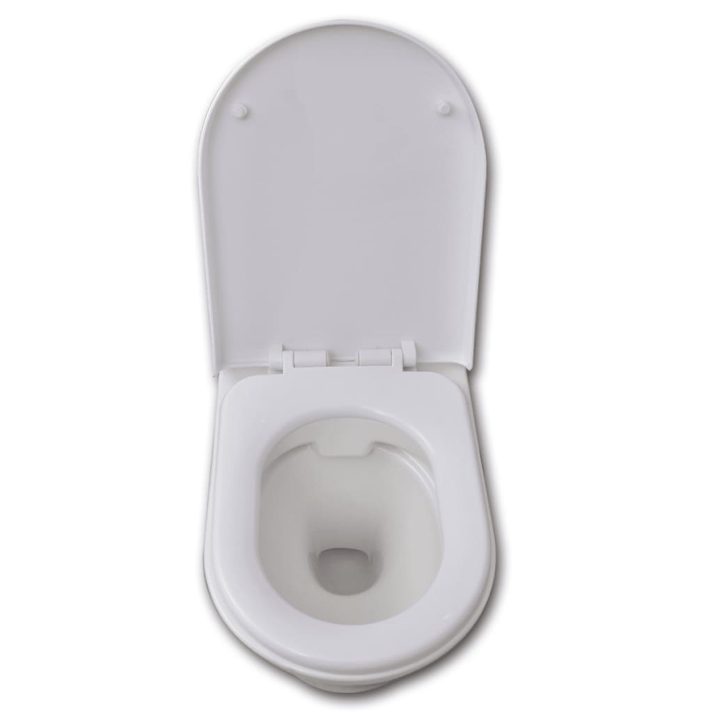 

vidaXL Wandtoilet keramisch (wit)