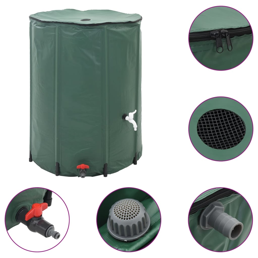 Thumbnail - vidaXL Wasserspeicher Regentonne Wassertank Wassertank 750L