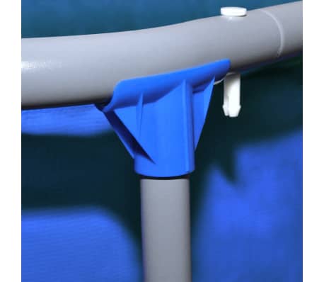 Svømmebasseng med stålramme, blå, 360 x 76 cm