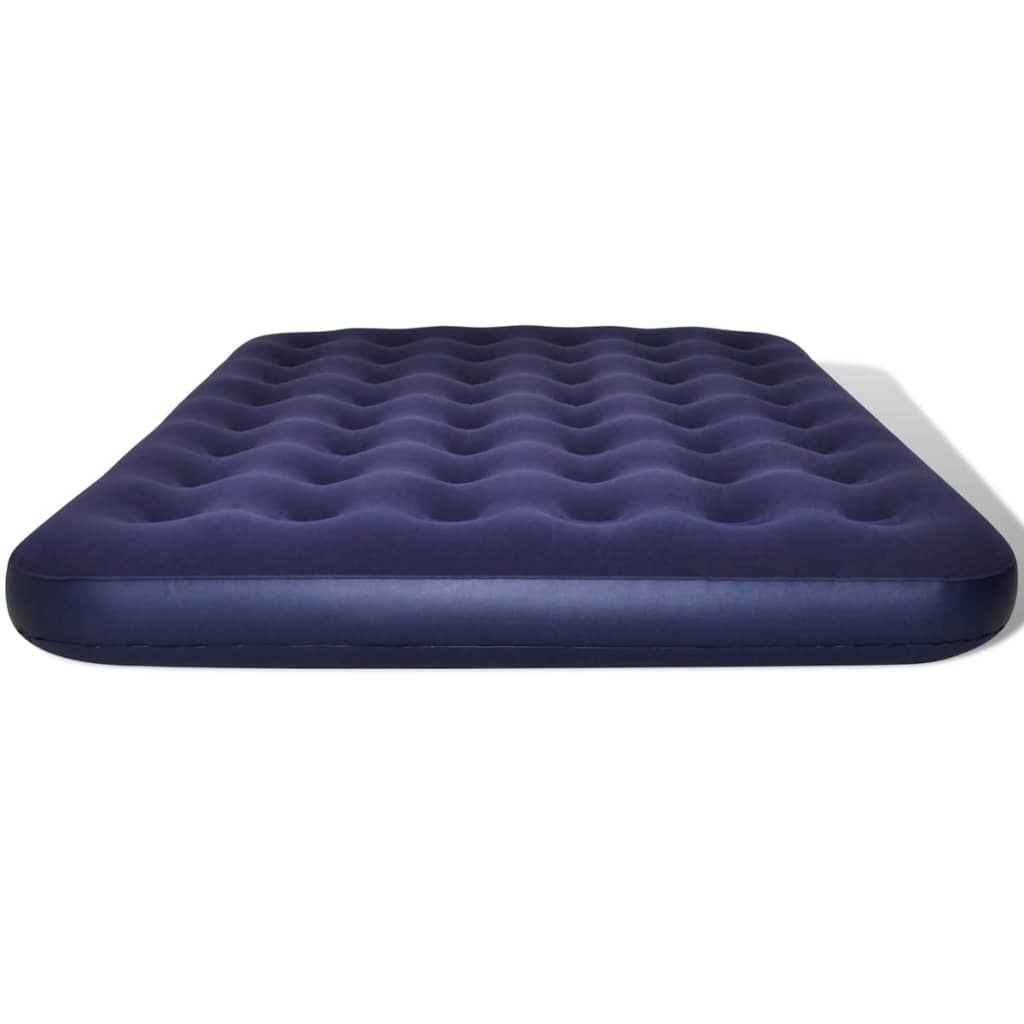 Matelas Lit Gonflable Floqué 203 x 152 x 22 cm