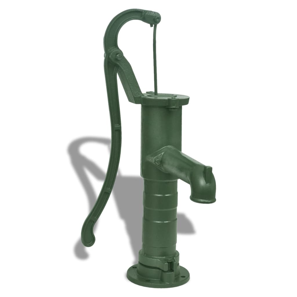 vidaXL Pompă de apă manuală de grădină, fontă poza vidaxl.ro