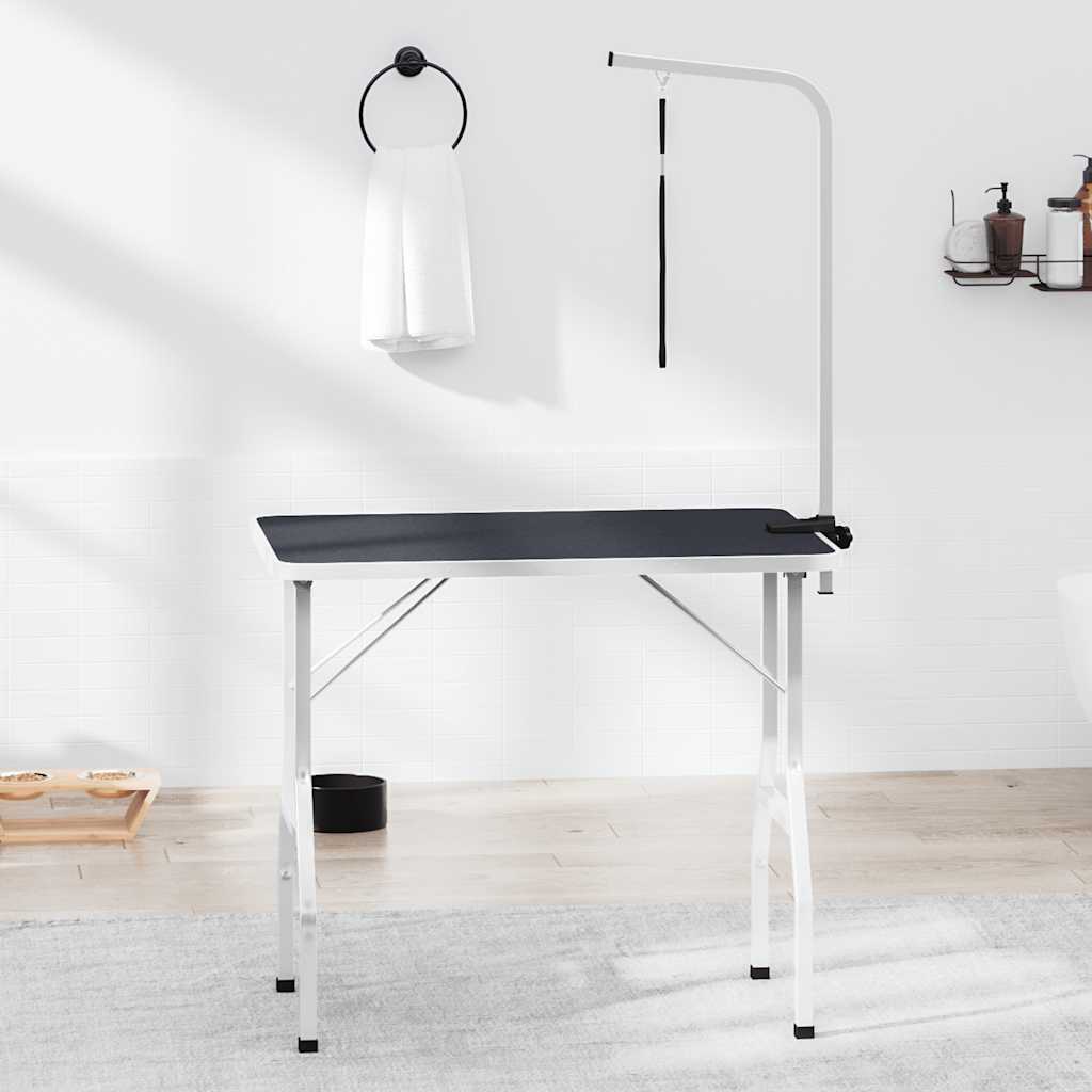 vidaXL Masă de toaletare câini, pisici, animale de companie, reglabilă